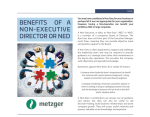 The Benefits of a Non-Executive Director